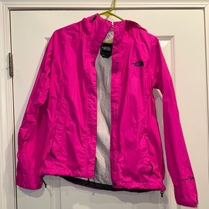 Gently worn north face rain jacket